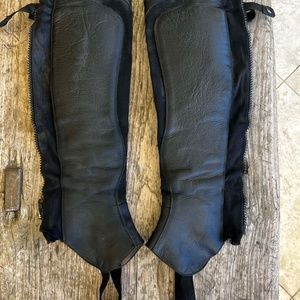 Parlanti K Wings Half Chaps - Black Size MH